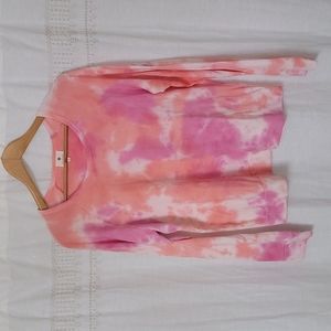Sundry Tie Dye Crew Neck Sweatshirt Womens Size 3